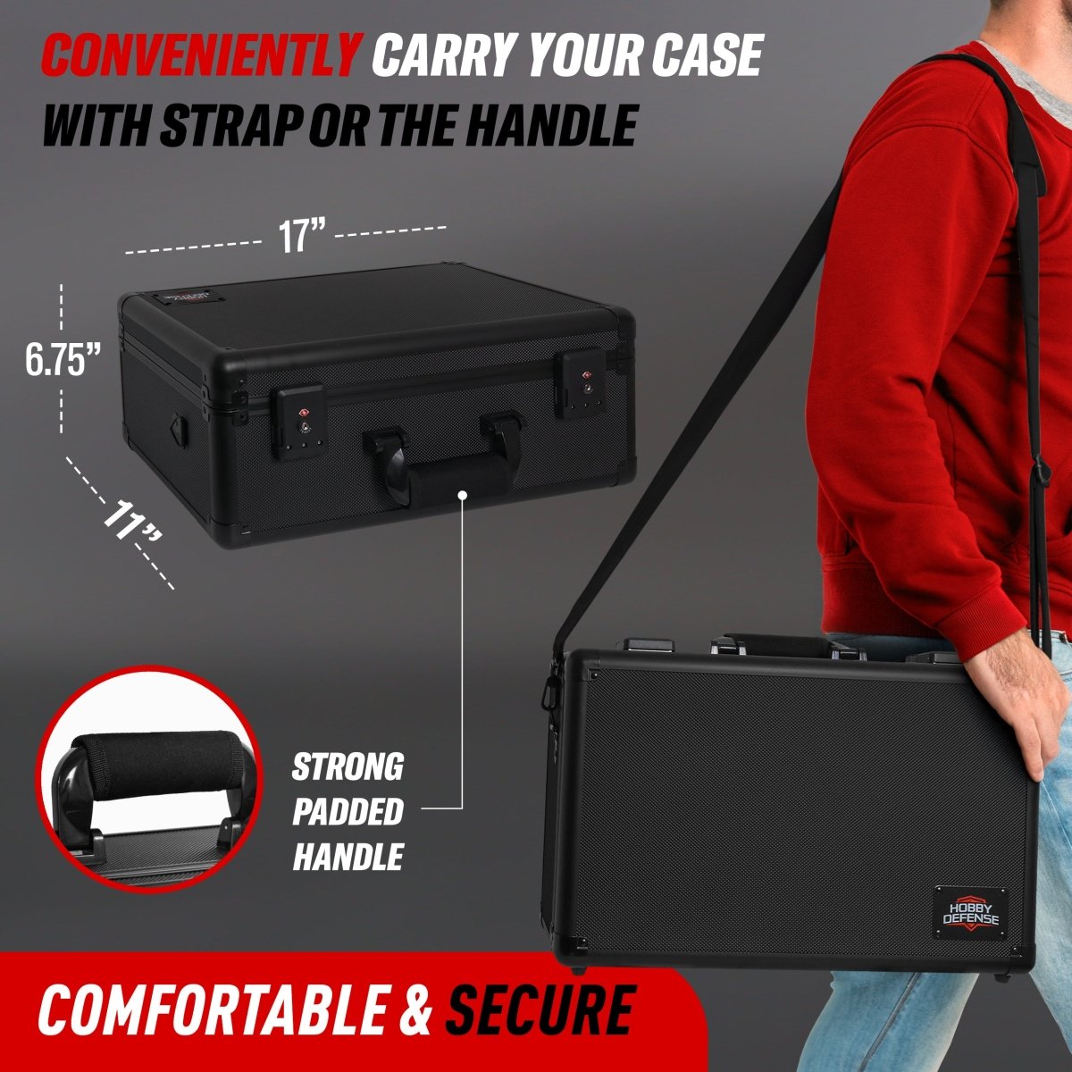 4 Row - Graded Card Case - Holds Up To 140 Slabs - Hobby Defense -