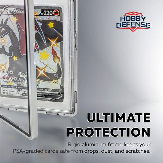 PSA MAG SHIELD - Aluminum Magnetic Slab Case - Hobby Defense -