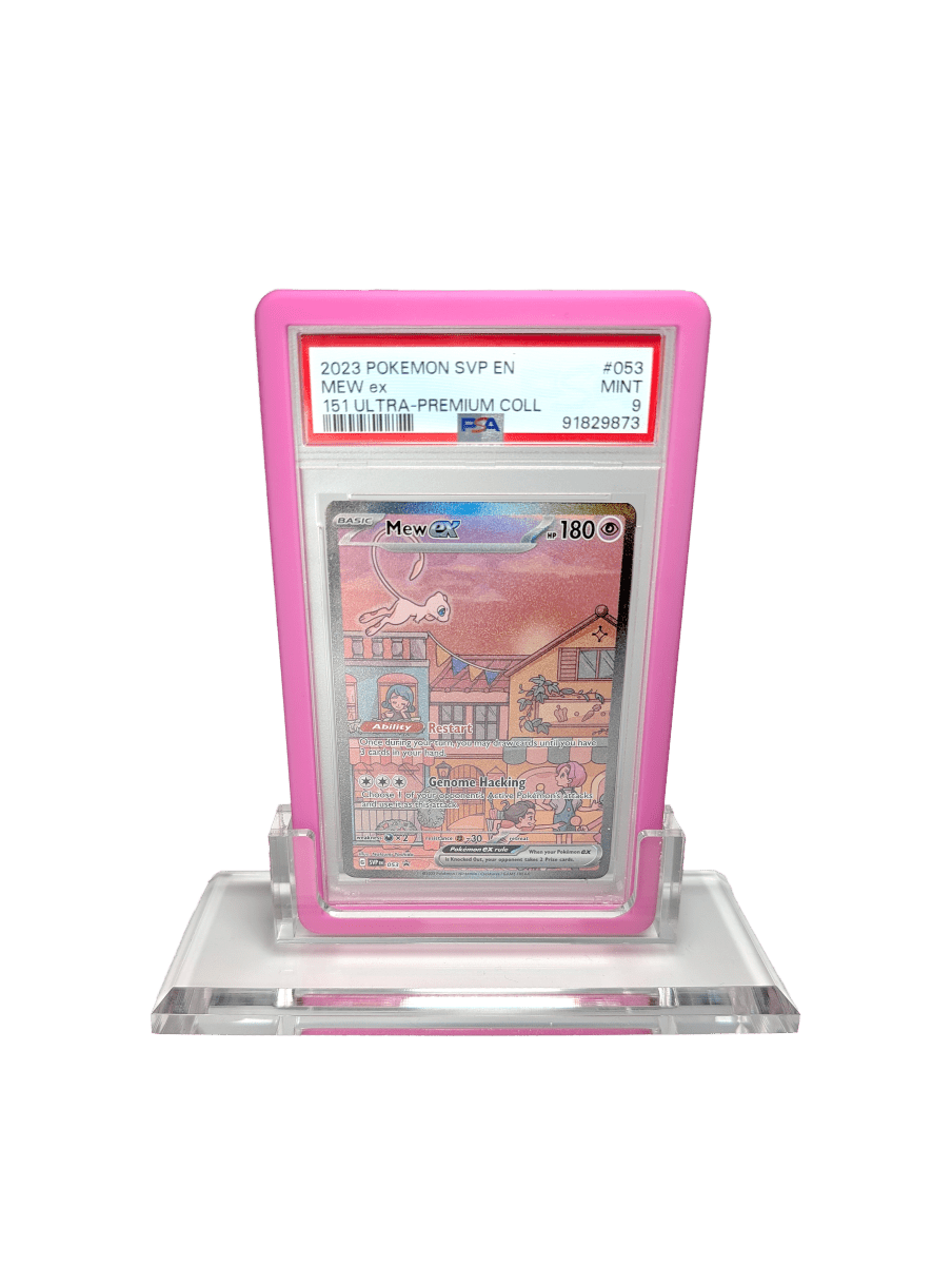 PSA Slab Bumper Acrylic Display Stand - Hobby Defense -