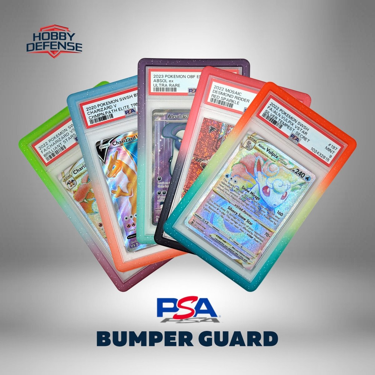 PSA - TPU - Gradient Slab Bumpers - 1PK - Hobby Defense - Slab Bumper
