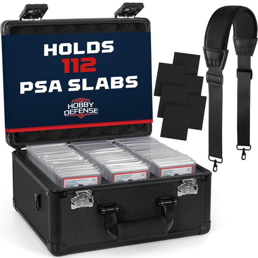 3 Row - Graded Card Case - Holds Up To 112 Slabs - Hobby Defense - 