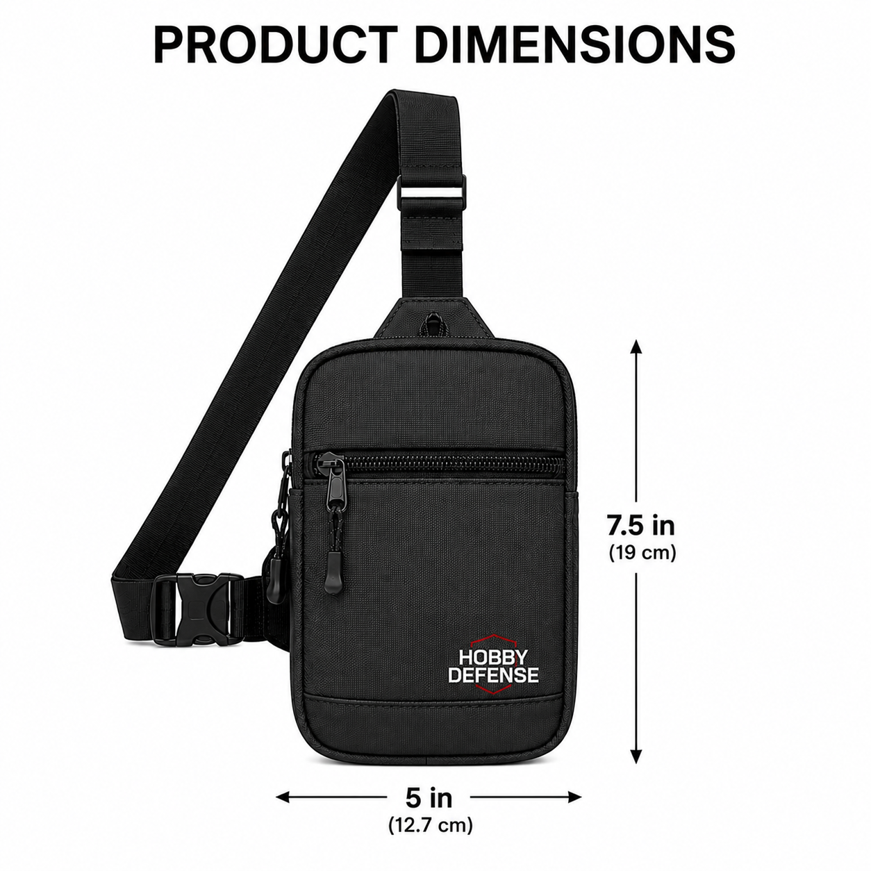 Hobby Defense Graded Card Sling Bag - 5PK